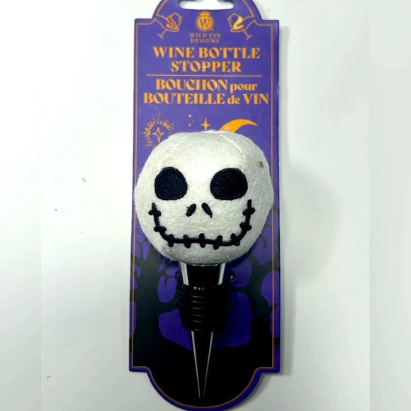 The Nightmare Before Christmas - Jack Skellington Wine Bottle  Stopper 💀🎄🍷 - Picture 1 of 4